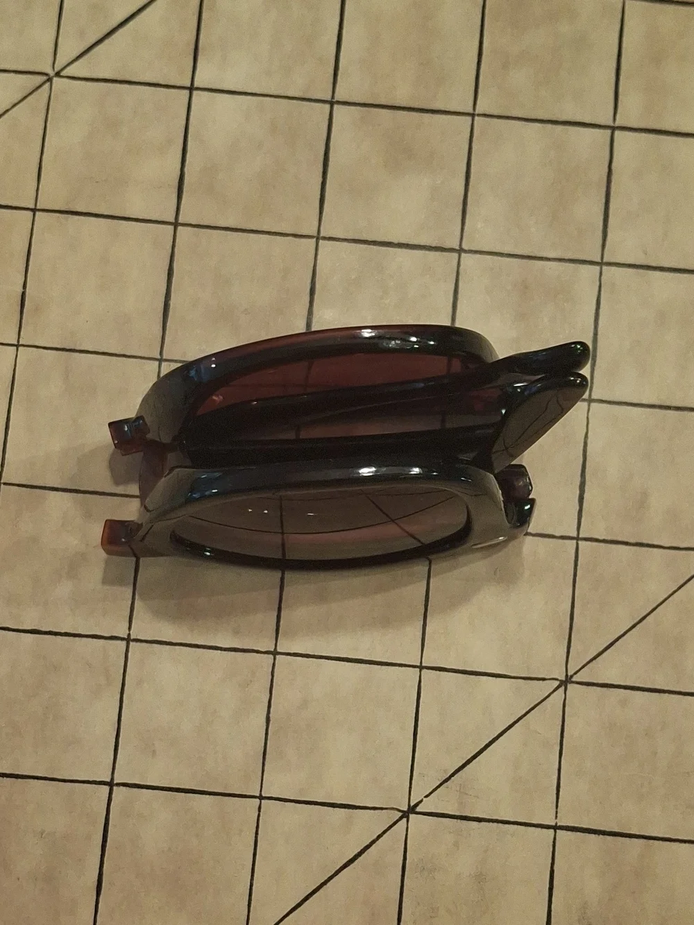 Men’s Brown Foldable Sunglasses - Classic Brown Frame